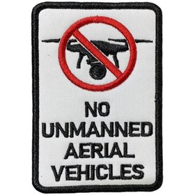 Resim Ex Patch No Unmanned Aerial Vehicles Drone Nakış Patch Peç 7 X 10 Cm 