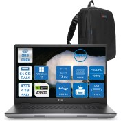 Resim Dell Precision M7780 Intel I9-13950HX 64GB DDR5 4TB SSD 12GB/RTXA3500 17.3'' Fhd 500NITS Windows 11 Pro Taşınabilir Workstation XCTOP7780EMEA350023 
