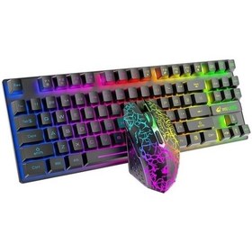 Resim Tongxida T87 Kablosuz Gaming Q Klavye + Mouse Seti - Farklı Renk Seçenekleri Diğer 