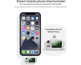 Resim Keepro Iphone Apple Uyumlu Cep Telefonu Ateş Ölçer 