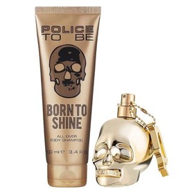 Resim Police To Be Born To Shine EDT 75 ml+All Over Body Shampoo 100 ml Erkek Parfüm Seti 
