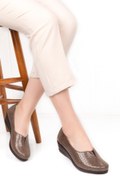 Resim Elile Shoes Kadın Vizon Hakiki Deri Ayakkabı 