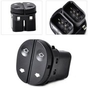 Resim Ford Fiesta 2002-2006 Ön Sol Cam Açma Düğmesi Çiftli BSG Marka 96FG14529BC - 30-860-011 