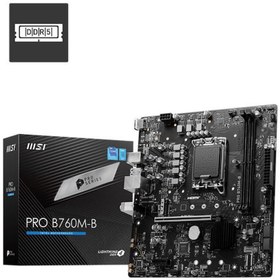 Resim Msı Geforce Pro B760M-B Ddr4 6400MHZ 1xhdmı 1xm.2 USB 3.2 1700P Matx 