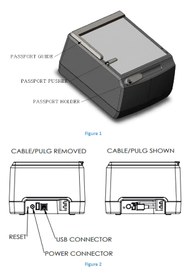 Resim GÜMRÜK BEY Veridos M600 SDK Tarayıcı Kimlik Pasaport Okuyucu Tarayıcı Veri Okuyucu Cihaz 