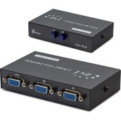 Resim Platoon 2 Port VGA Switch Kayıt Cihazı Için VGA Seçici 