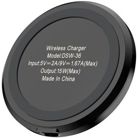 Resim Dsw-36b Cep Telefonu Kablosuz Şarj Cihazı Mini 15w Hızlı Şarj Type-c Yuvarlak Qı 