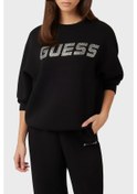 Resim Guess Bayan Sweat V4bq15 K7uw2 Jblk Siyah Siyah 