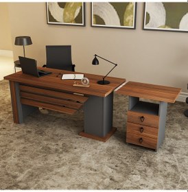 Resim Kalender Dekor Ophira-1-3 Ofis Büro Masası Takımı Oph05 