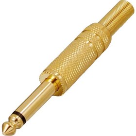 Resim 6.3mm Mono Erkek Lehimlik Konnektör Çivi Jack 
