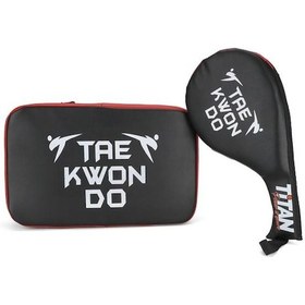 Resim Titan Sport Siyah Kırmızı Darbe Yastığı+raket Ellik 2'li Set 