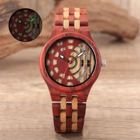 Resim 2xudc Stil 4 Yeni Spor Ahşap Izle Takvim Su Geçirmez Erkek Izle Özel Logo Erkekler Kuvars Izle (Yurt Dışından) 