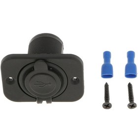 Resim Suntek Araba Tekne Motosiklet İçin 1A/2.1A Şarj Portu Soketi 