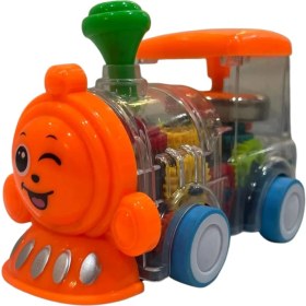 Resim Ctoy Işıklı Sesli Sürtmeli Şeffaf Tren 