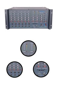 Resim startech Safir S6-800 usb 6 Girişli 2x400 Watt Stereo Amplifikatör 