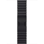 Resim Microsonic iOS Uyumlu Watch Series 9 41mm Kordon Link Bracelet Band 