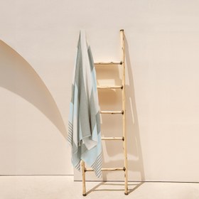 Resim %100 Pamuk Yeşil American Desenli Püsküllü Peştamal 2’li - 100x180 Cm 