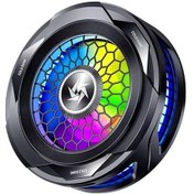 Resim Pmr Sl-25 Cep Telefonu Soğutucu Rgb Işıklı, Kıskaçlı & Manyetik, Sessiz Güçlü Fan 