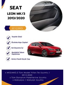 Resim Seat Leon 5f/mk3-mk3.5 Konfor Seti 2013-2020 Siyah 