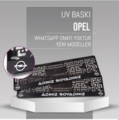 Resim Opel Plakalık, 2 Adet Premium Uv Baskı, Plakalıkhane 