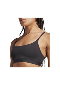 Resim Adidas All Me Ls Kadın Siyah Bisiklet Yaka Sporcu Sütyeni Siyah 