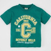 Resim Defacto Erkek Bebek Bisiklet Yaka Baskılı Kısa Kollu Tişört D3867A524SMGN215 Yeşil 