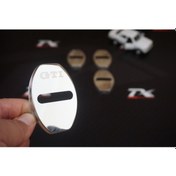 Resim Volkswagen Gti Krom Metal 3M Kapı Kilidi Logo 4 Lü Set 