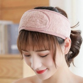 Resim 1 adet Ayarlanabilir Spa Baş Bandı Yüz Spa Makyaj Baş Bandı Yoga Banyo Duş Başlığı Saç Stil Aksesuarları 