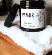 Resim Fisun Home Amber Pamuk Kutusu Organizer Beyaz Etiketli Mika Plastik Banyo Düzenleyici 