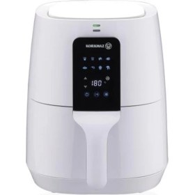 Resim 4 Litrelik Hava Fritöz, 1500W, Şık Beyaz Tasarım 