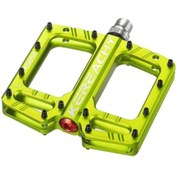 Resim motosergen Kereachy 3 Rulmanlı Ultralight Alüminyum Alaşımlı Mtb Bmx Geniş Platform Bisiklet Pedalı Yeşil 