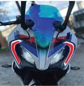 Resim Cf Moto 250sr Kırmızı Far Sticker 