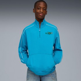 Resim Puma T7 Super Çocuk Mavi Sweatshirt 