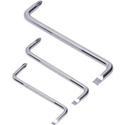 Resim Geeroyoo 90 Derece Z Tipi Tornavida Seti, 3 Parça Çelik Kısa Saplı, Dik Açı, Ev Tamiri Ve Tamiratlar İçin Ergonomik Tasarım 