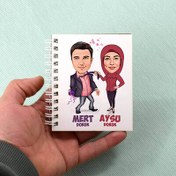 Resim Seninle Sonsuza Sevgilim Karikatürlü Defter 