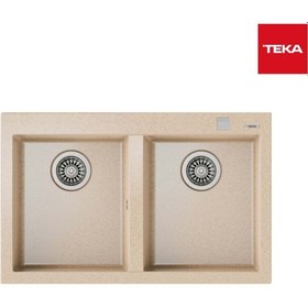 Resim Teka Forsquare 790 Tg Avena Beige Granit Eviye 