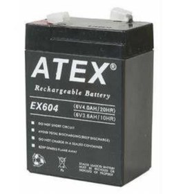 Resim Genel Markalar Atex Ax604 6v 4ah Bakımsız Kuru Akü 