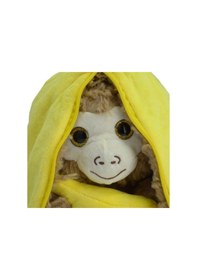 Resim Sevimli Uyku Arkadaşım Muz Maymun 27 Cm Sarı 