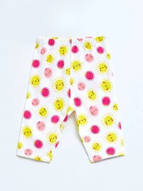 Resim LC Waikiki Bisiklet Yaka Baskılı Kız Bebek 2'li Pijama Takımı 