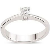 Resim Tektaş Pırlanta Yüzük 0,25 Ct G-Vs 2,70 Gram 18 Ayar Altın 