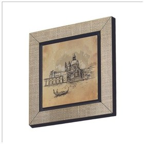 Resim Venedik Görseli Baskılı Mdf Magnet 7x7 416 