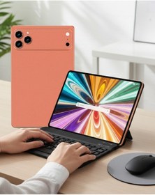 Resim Android Tablet Klavyeli Set Stylus Kalem Kılıf Cam Dahil 