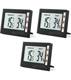 Resim 3 Adet Lyk Dth Mini Sıcaklık ve Nem Ölçer 