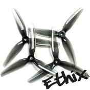 Resim Ethix S5 Açık Gri FPV Drone Pervaneleri - 2 CW & 2 CCW, Dayanıklı Poli Karbonat, 5 İnç Çap 