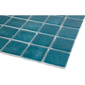 Resim MozaiKristaL Havuz Ve Tüm Yüzeyler Için 50x50x6 Mm Turkuaz Cam Mozaik ( 1 Koli = 1 M2 Fiyatıdır ) 