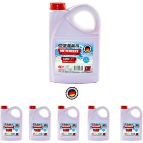 Resim OSSER Antifriz 3 Lt Kırmızı -42 Derece 6'lı Avantaj Paket (ÜRETİM YILI 2024) 