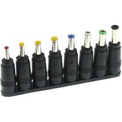 Resim Alfais 5244 8in1 5.5*2.1-2.5mm Adaptör Dc Uç Çevirici Set Konnektör Başlık 