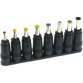 Resim Alfais 5244 8in1 5.5*2.1-2.5mm Adaptör Dc Uç Çevirici Set Konnektör Başlık 