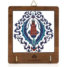 Resim Anadoliamağazacılık Çini Serisi Lale Ve Nar Seramik Dekoratif Askılık Diğer 