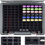 Resim 1 adet Flash Sürücü Kılıfı USB Bellek SD Kart Depolama Organizatörü - 104 Flash Sürücü Elektronik Aksesuar Tutucu Samsung/Inland/Netac için 